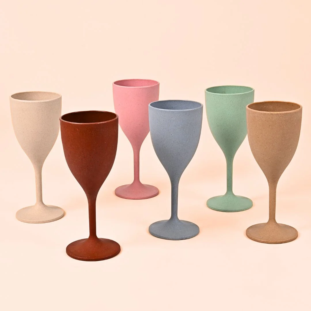 Natural made Wine Glass