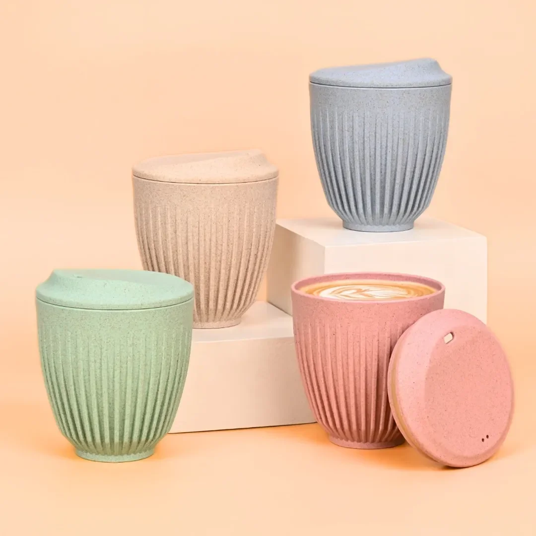 Eco-Friendly Coffee Husk Cup for Hot & Cold Drinks