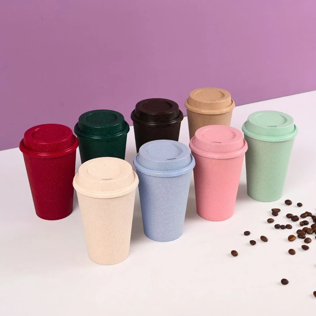 Coffee Husk Natural Mug with Lid