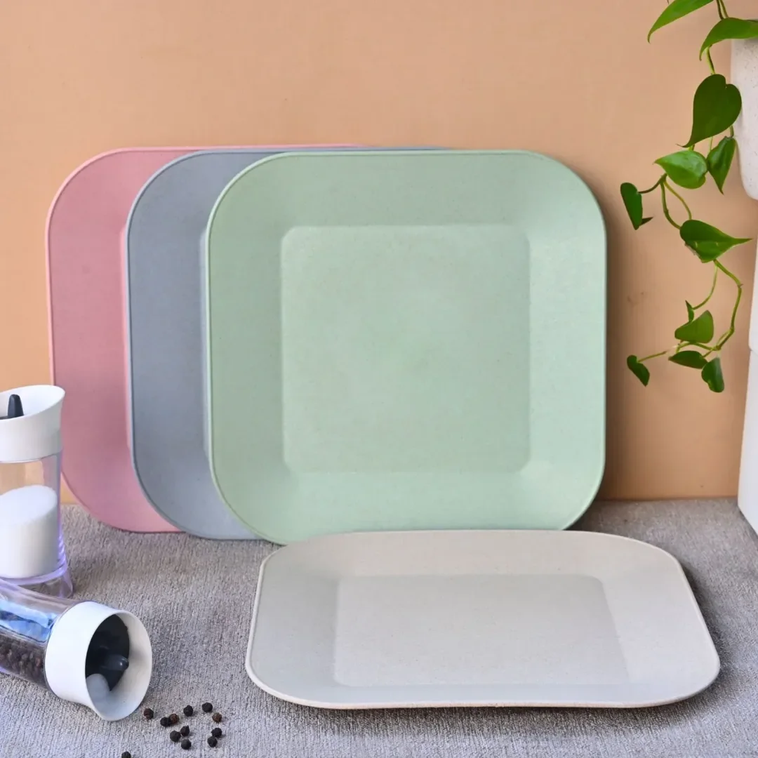Brew Husk Square Plate Set – Earthy Elegance in Every Layer