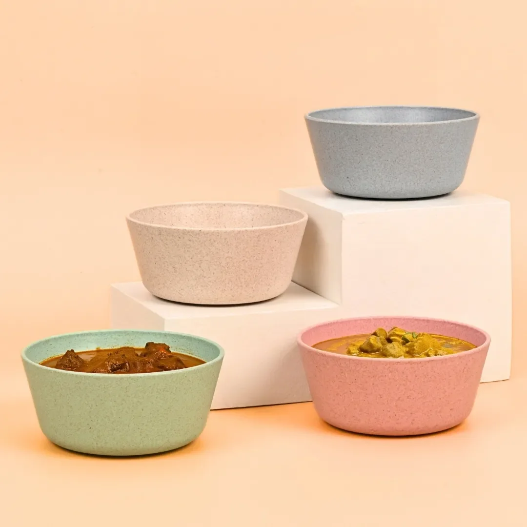 Brew Husk Pastel Bowl Set – Sustainable Charm for Soulful Meals
