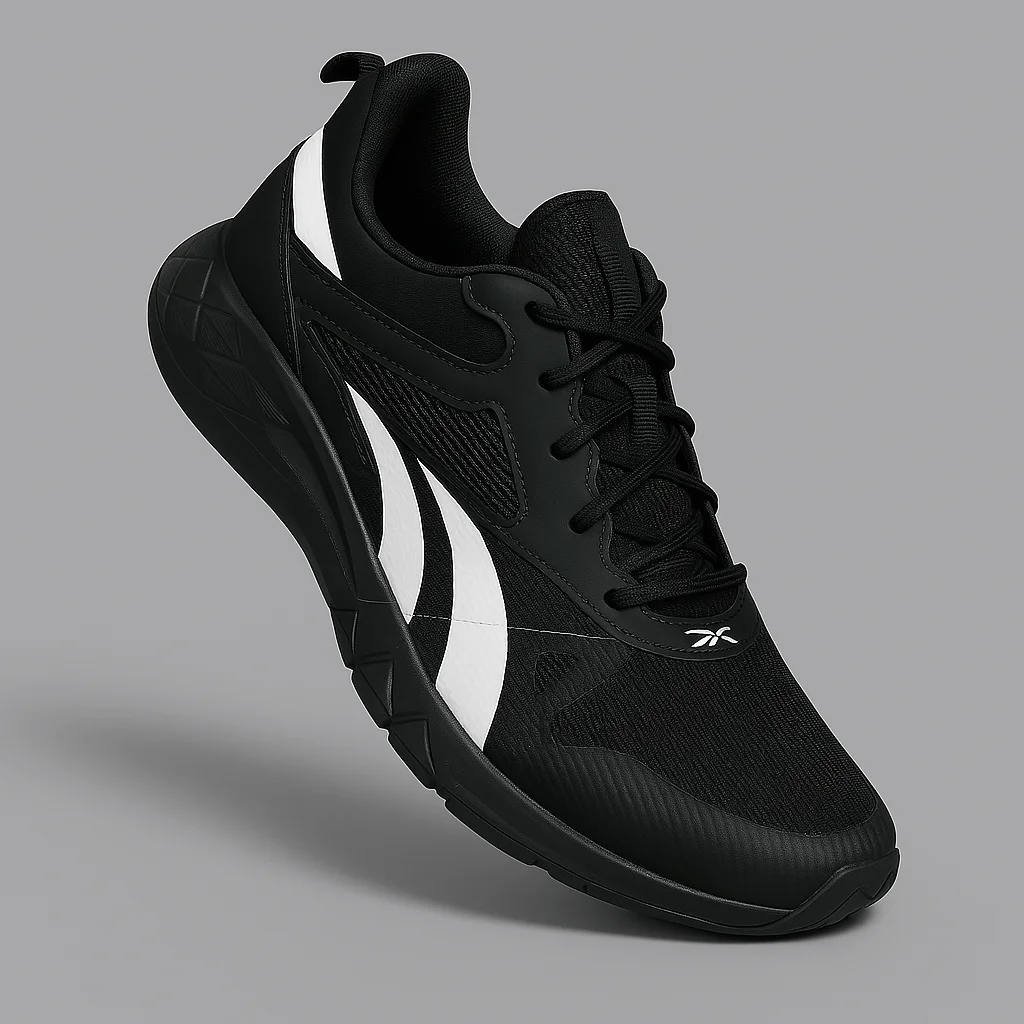 Reebok Pulse Runners : Black Performance Sneakers
